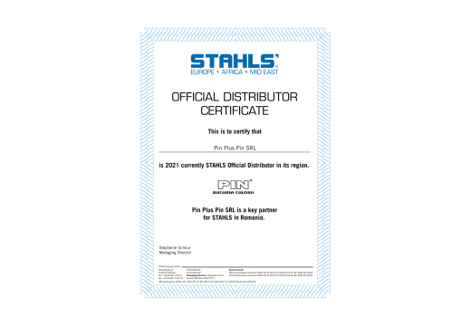 DISTRIBUITOR OFICIAL STAHLS